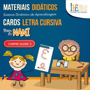 Cards Letra Cursiva - Cards - Instituto Psico Educacional (IPE) Bela Vista